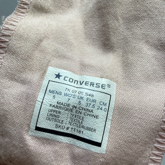Converse high tops 2 tone brown pink Chuck Taylor Converse all stars size 7 - Picture 11 of 11